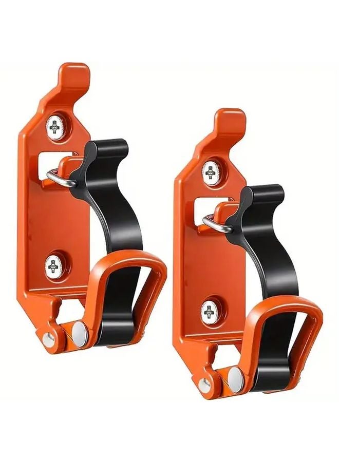2Pcs Red Quick Release Shovel Axe Holder Mount Bracket For Car Trailer RV Boat - Image 5